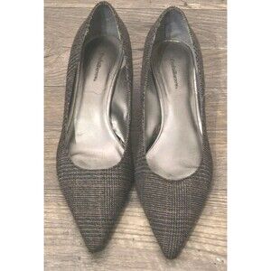 Croft & Barrow Plaid Kitten Heels - Size 8M
